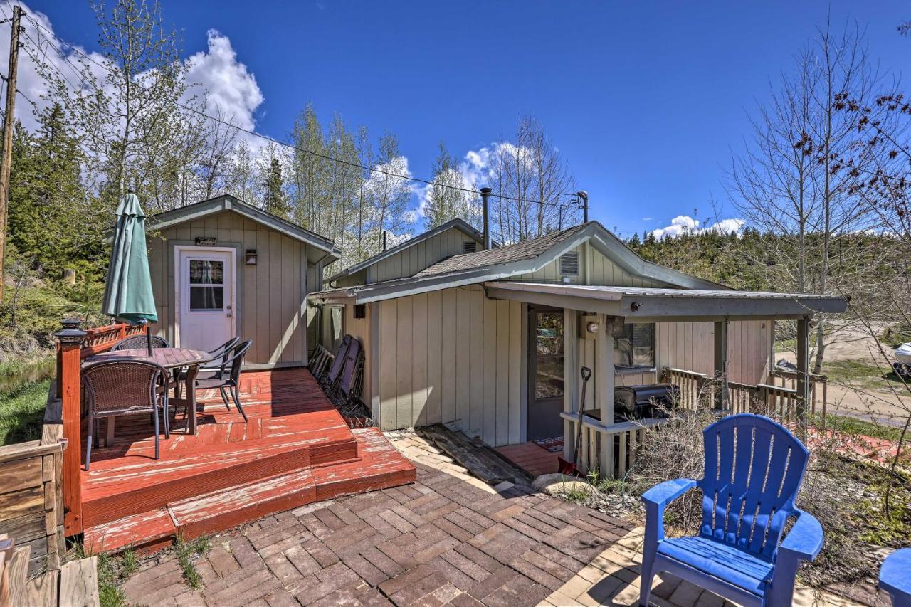 Grand Lake Home Fireplace, Deck And Mountain Views Exterior photo
