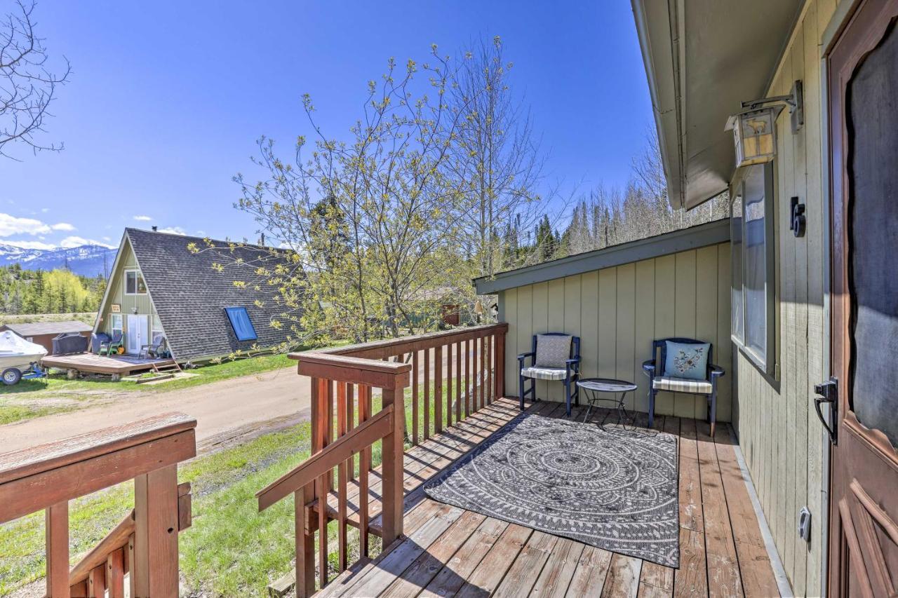 Grand Lake Home Fireplace, Deck And Mountain Views Exterior photo